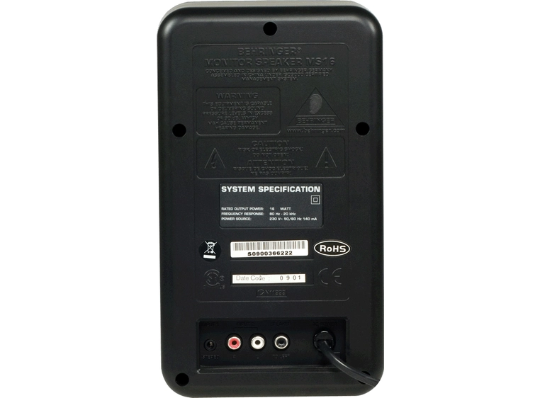 Behringer MS16 - MONITOR SPEAKERS  (Par) 